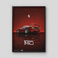 Cuadro Ferrari F40 Rosso Corsa + Marco - Miniatura 1