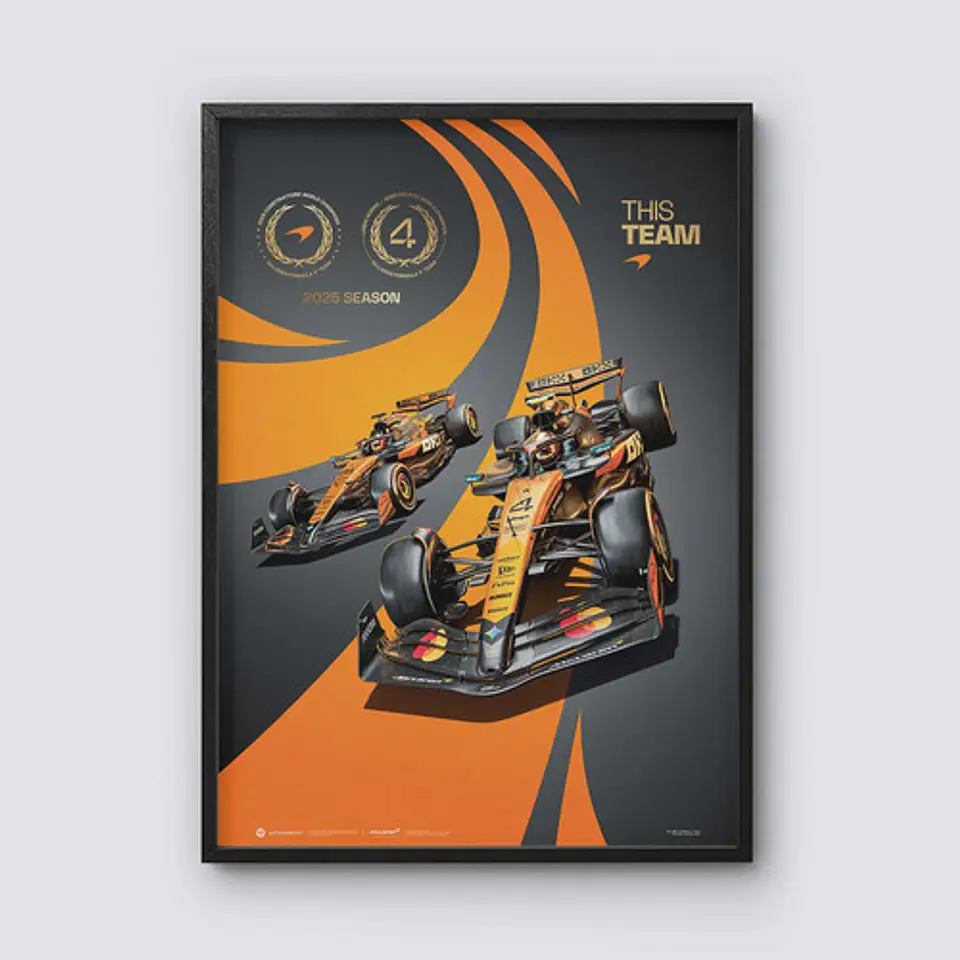 Cuadro Auto Mclaren Formula 1® Team Piastri Y Lando Norris 1