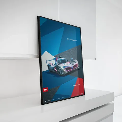 Cuadro Auto Bmw M Hybrid V8 | Campeón Resistencia
