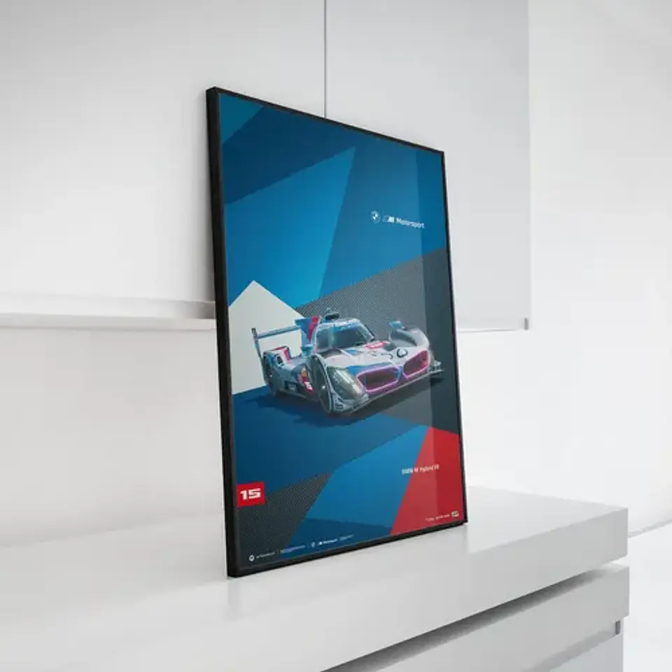 Cuadro Auto Bmw M Hybrid V8 | Campeón Resistencia 2