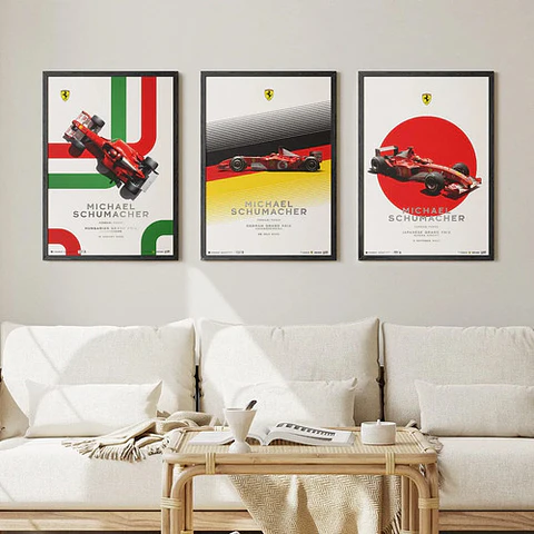Cuadro Ferrari F1 | Michael Schumacher Hockenheim Gp 2002