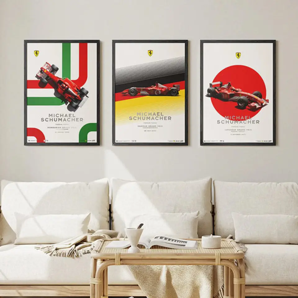 Cuadro Ferrari F1 | Michael Schumacher Hockenheim Gp 2002 2