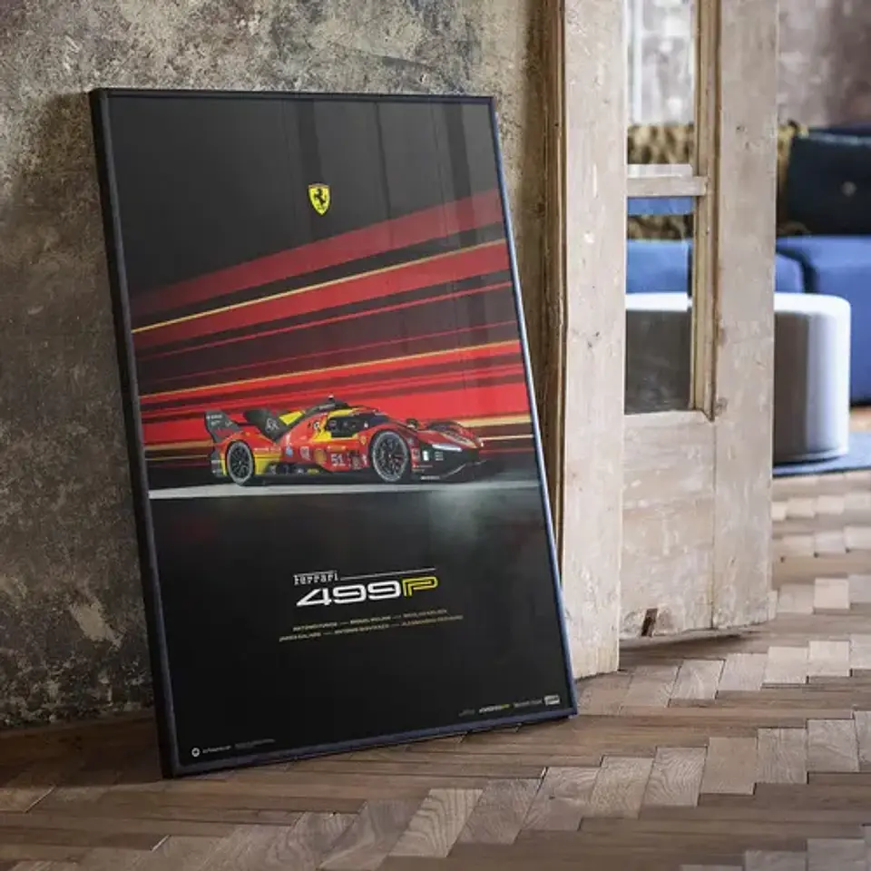 Cuadro Auto Ferrari 499p | Campeonato Mundial De Resistencia 1