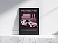 Cuadro Porsche 911 Gt3 Rs Rosa | Automovilismo Deportivo - Miniatura 2