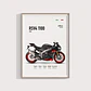 Cuadro Motos Aprilia Rsv4 1100 + Marco Negro - Miniatura 1
