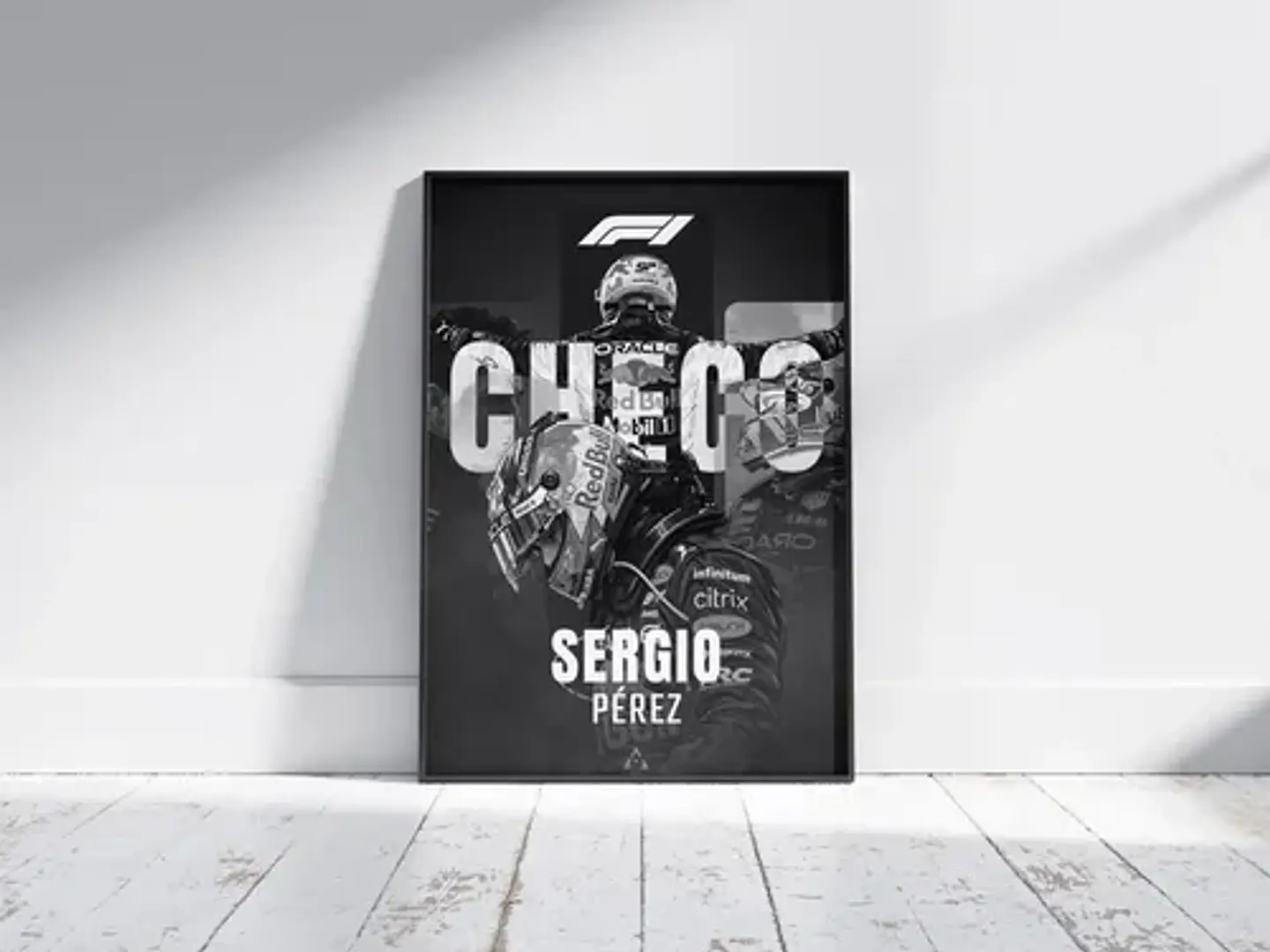 Cuadro Sergio Pérez F1 | Piloto De Fórmula 1 + Marco 1