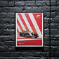 Cuadro Formula 1 Nico Hülkenberg F1 + Marco - Miniatura 1