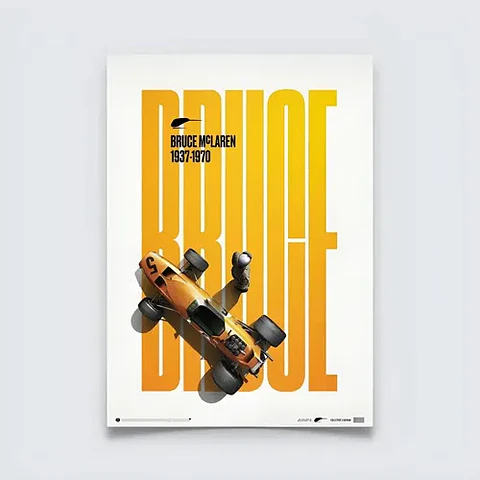 Cuadro Bruce Mclaren F1 + Marco