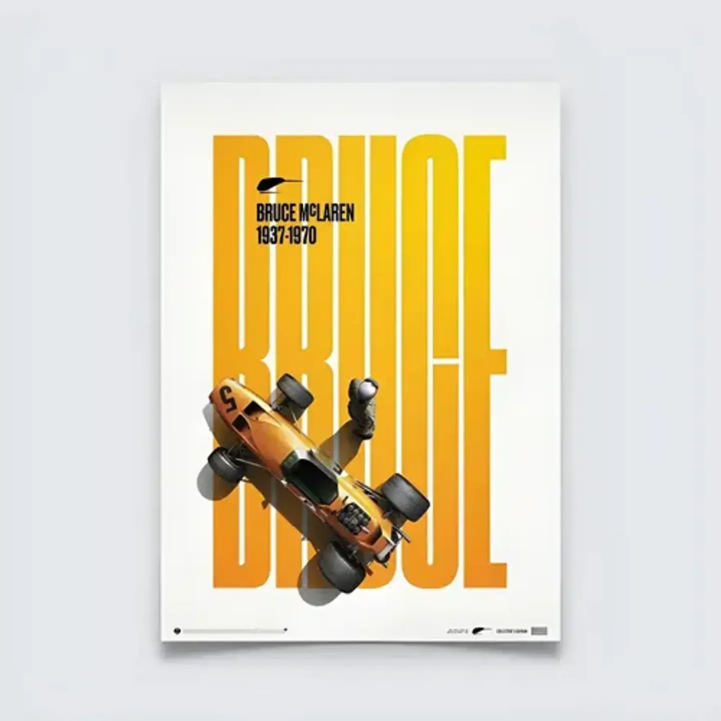 Cuadro Bruce Mclaren F1 + Marco 2