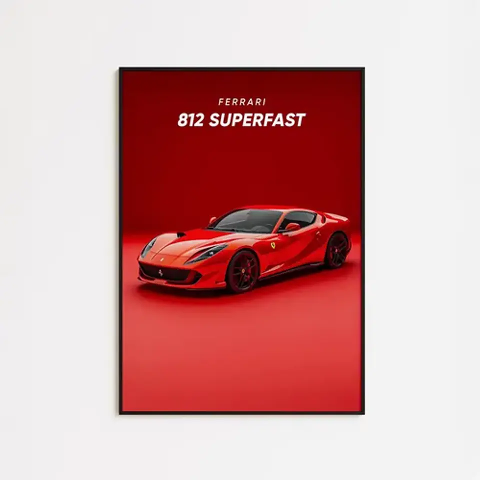 Cuadro Ferrari 812 Superfast | Automovilismo Deportivo 1
