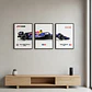 Set De 3 Cuadros Red Bull F1 Rb22: Verstappen Y Hadjar 2026 - Miniatura 2