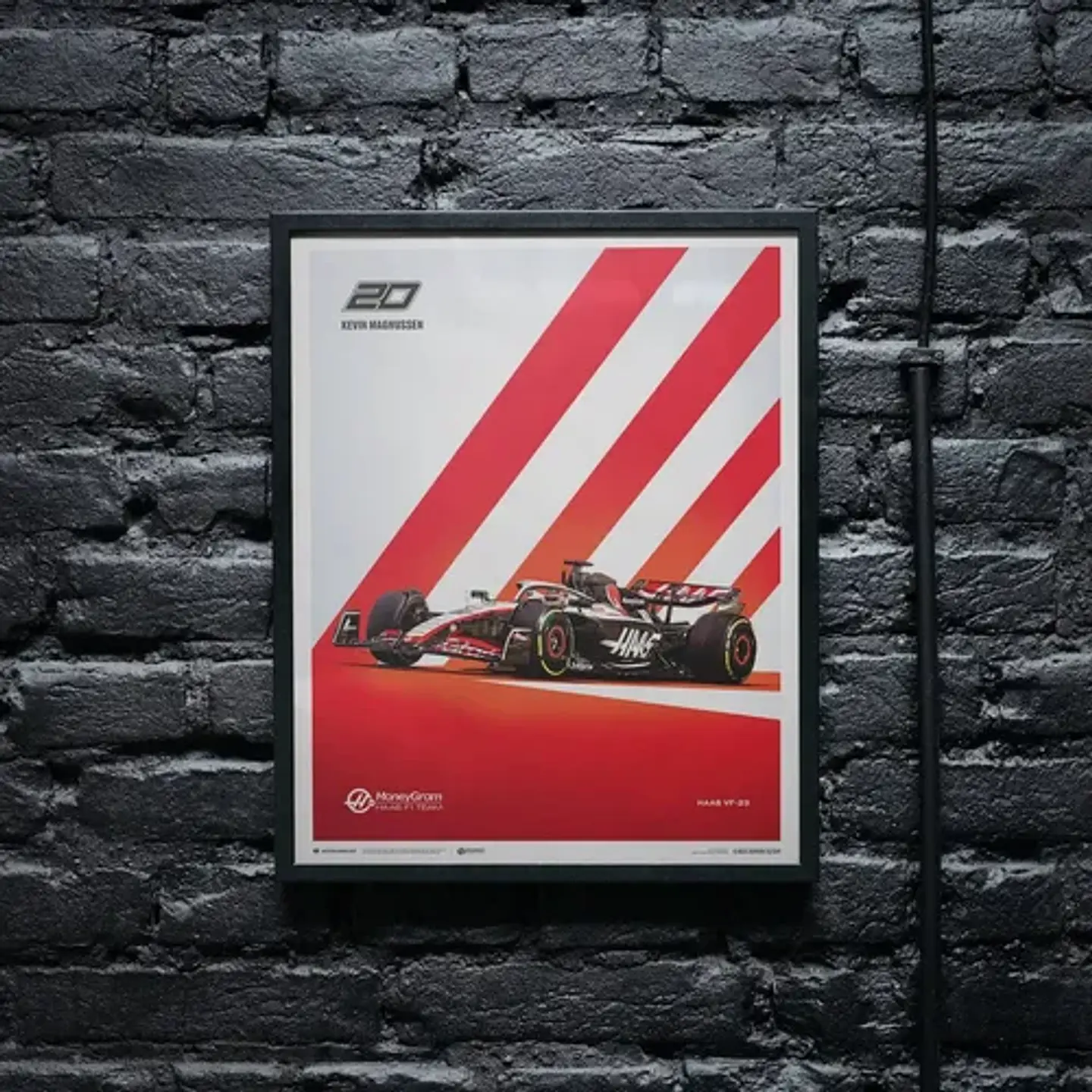 Cuadro Formula 1 Kevin Magnussen F1 + Marco 1
