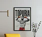 Cuadro Ilia Topuria Campeón Profesional Ufc Mma + Marco - Miniatura 1