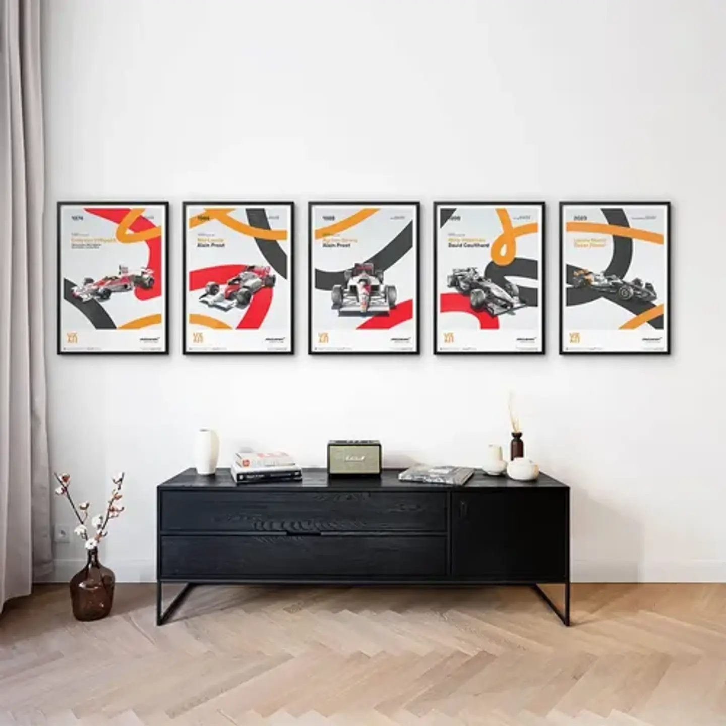 Cuadro Auto Mclaren Racing Mp4/4 | 1988 Senna Y Prost F1 3