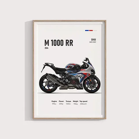 Cuadro Bmw M 1000 Rr 2024 | Motociclismo + Marco