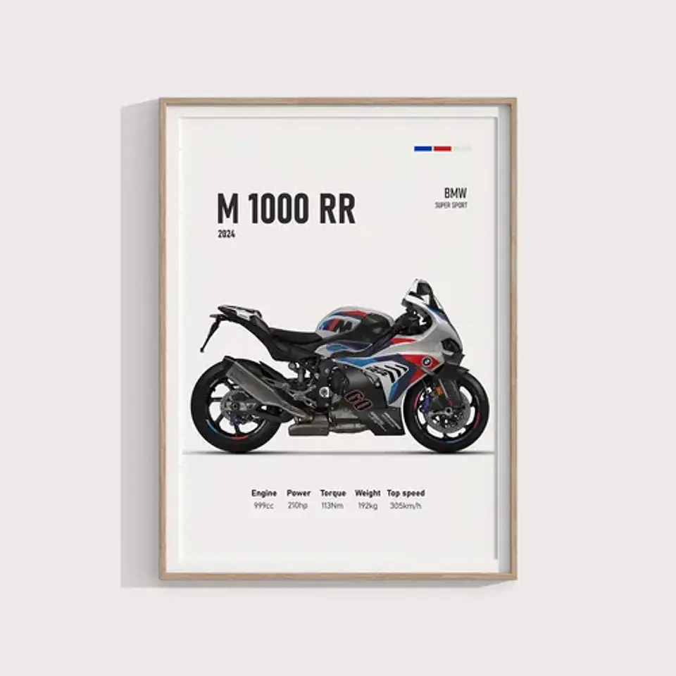 Cuadro Bmw M 1000 Rr 2024 | Motociclismo + Marco 2