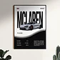 Cuadro Auto Mclaren 720s + Marco Negro - Miniatura 1