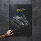 Cuadro Auto Mclaren F1 Gtr Negro | 24 Horas De Le Mans - Miniatura 3