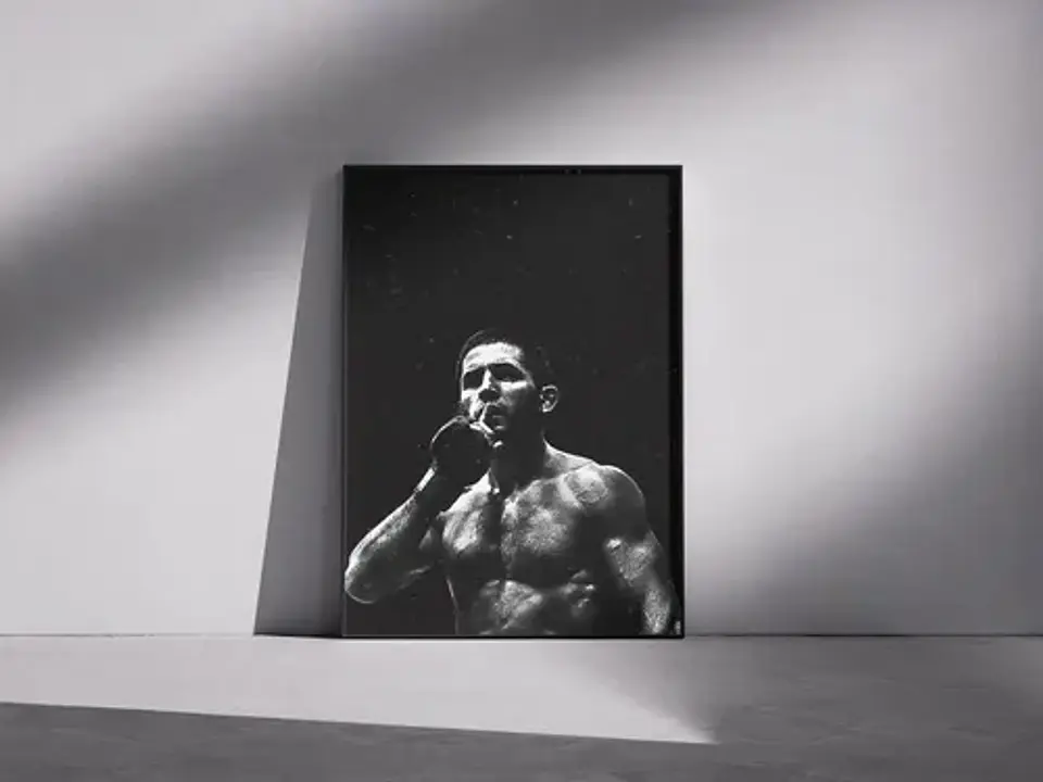 Cuadro De Islam Makhachev Ufc Peleador + Marco 2