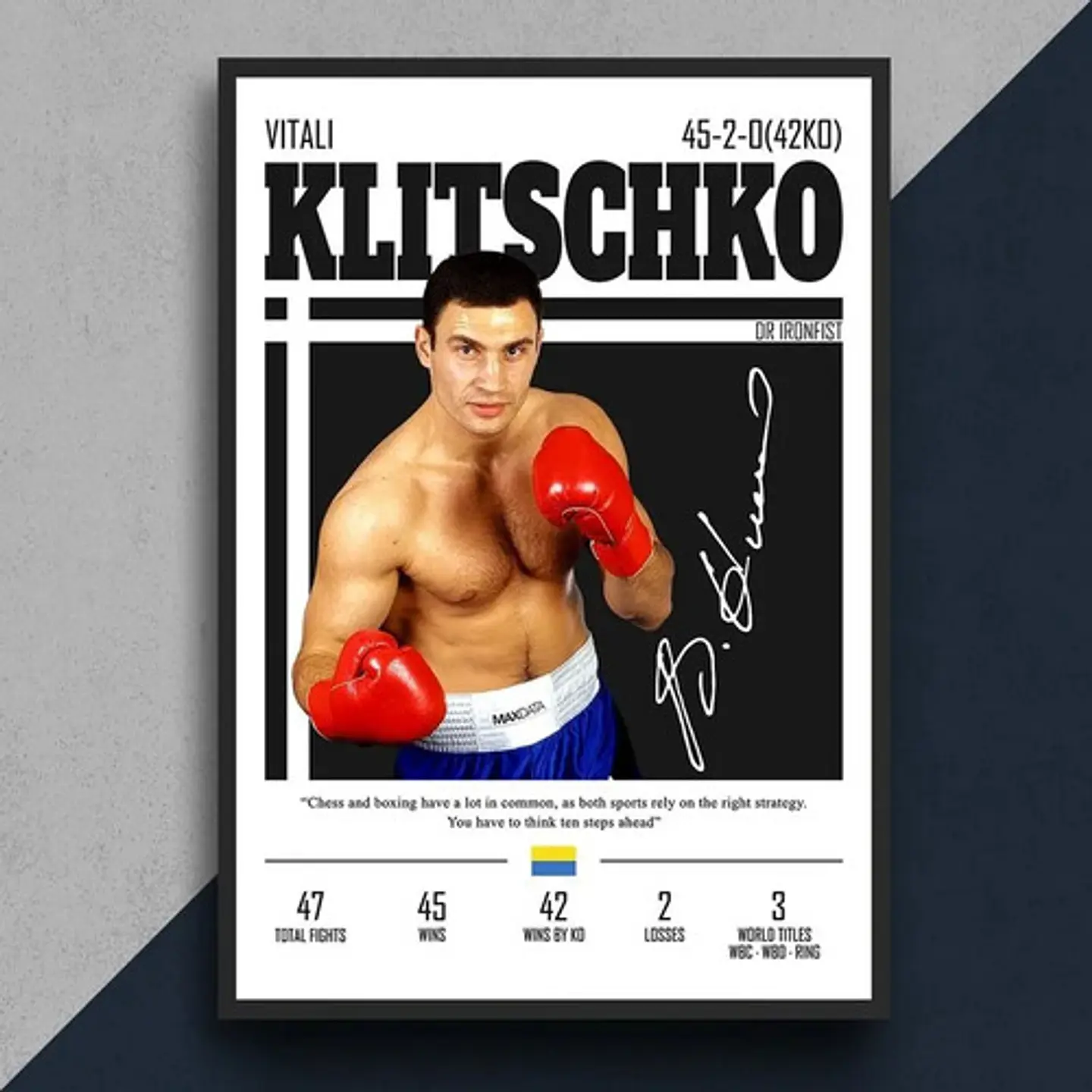 12 Cuadro Boxeadores Leyendas Del Boxeo + Marco 11