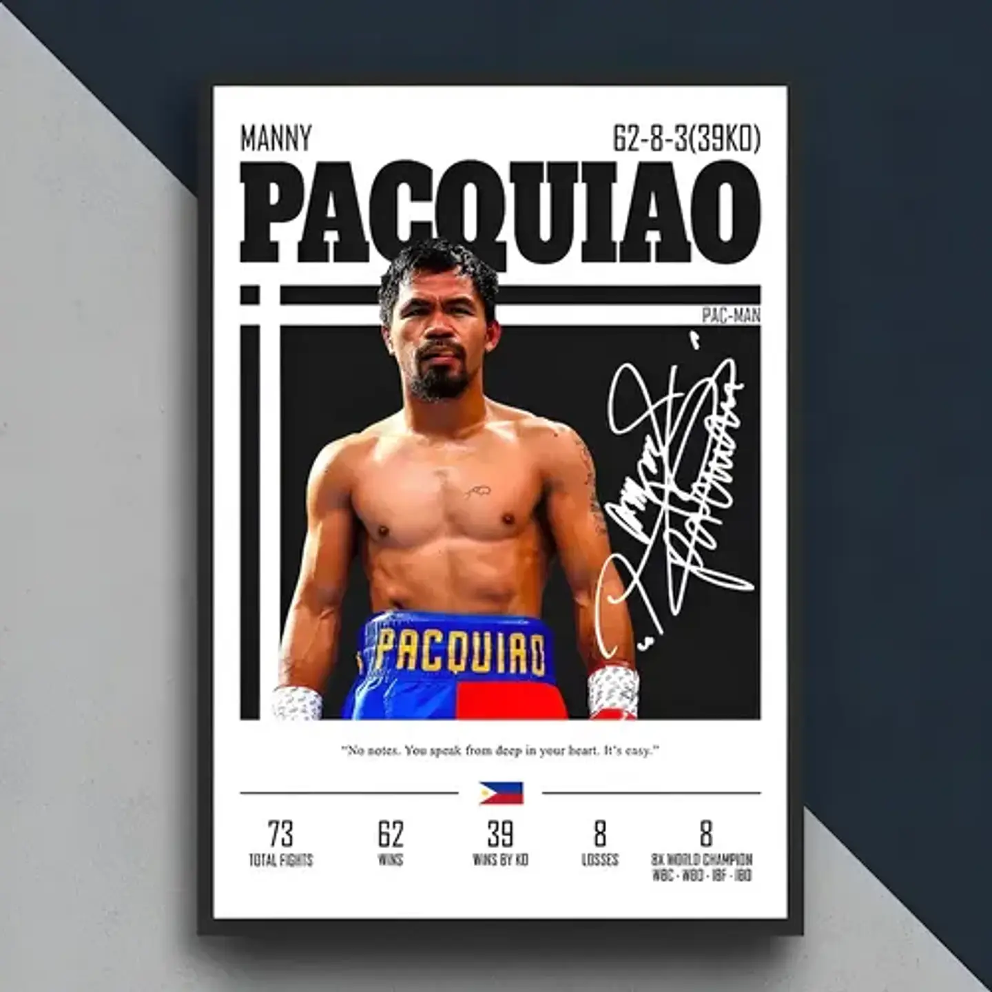 12 Cuadro Boxeadores Leyendas Del Boxeo + Marco 15
