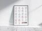 Cuadro Firmas De Pilotos De F1 2026 Colección Especial - Miniatura 1