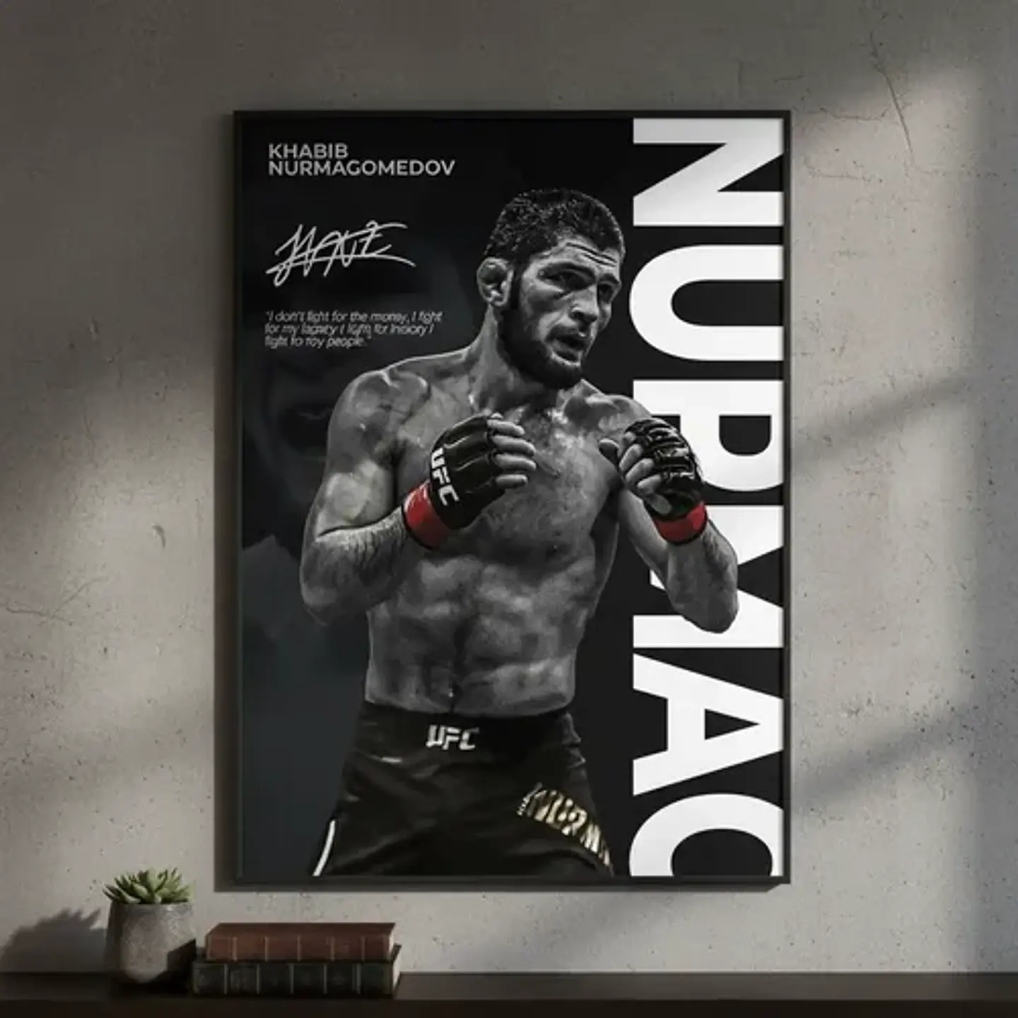 Cuadro Ufc Khabib Nurmagomedov Ex Campeón Peso Ligero Mma 3