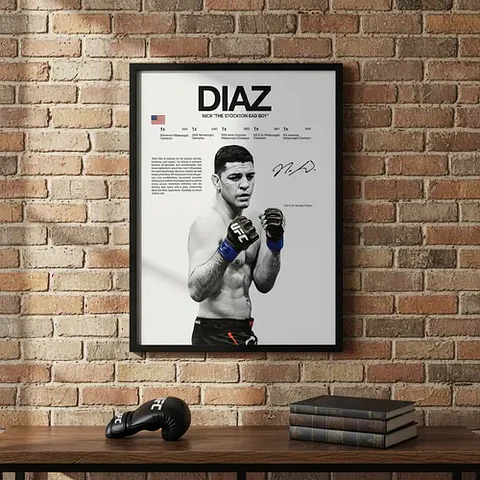 Cuadro Deportivo Nick The Stockton Slugger Diaz Ufc