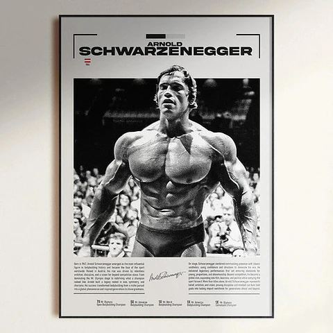 Cuadro Leyendas Mr. Olympia Bodybuilder Fisicoculturismo Gym