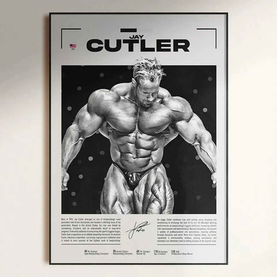 Cuadro Leyendas Mr. Olympia Bodybuilder Fisicoculturismo Gym 5