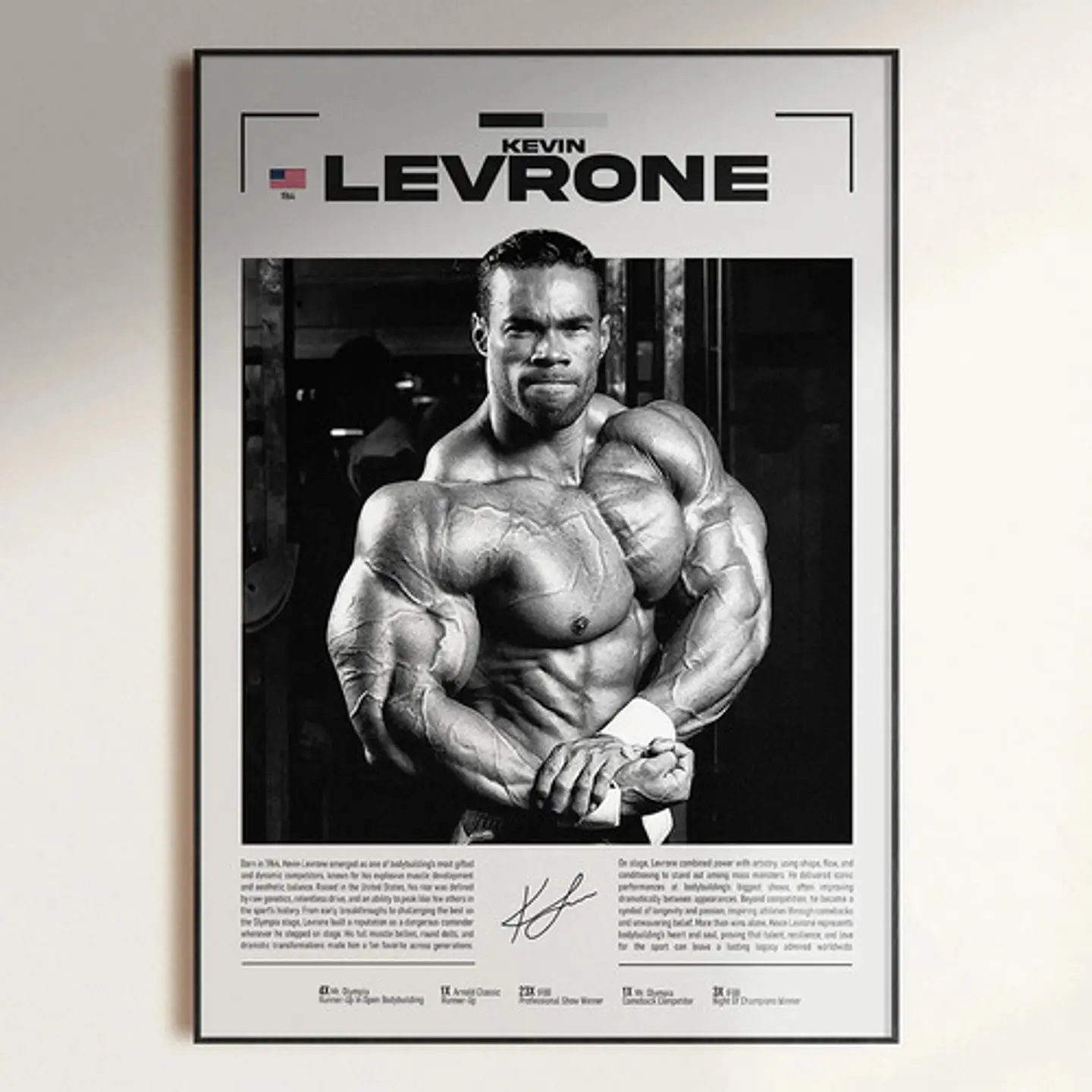 Cuadro Leyendas Mr. Olympia Bodybuilder Fisicoculturismo Gym 6