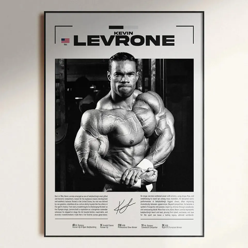 Cuadro Leyendas Mr. Olympia Bodybuilder Fisicoculturismo Gym 6