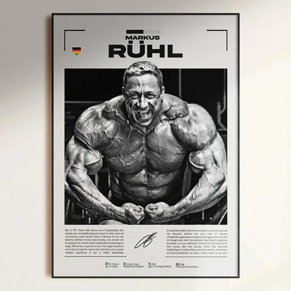 Cuadro Leyendas Mr. Olympia Bodybuilder Fisicoculturismo Gym 7