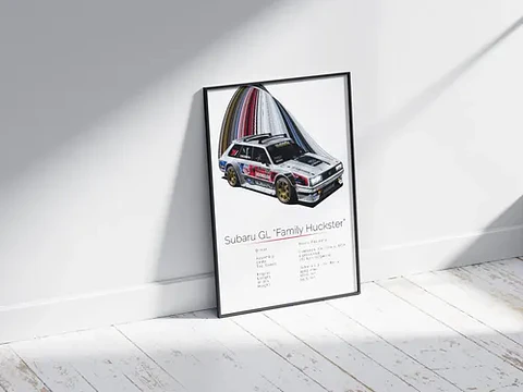 Cuadro Auto Subaru Hoonigan Family Huckster Travis Pastrana