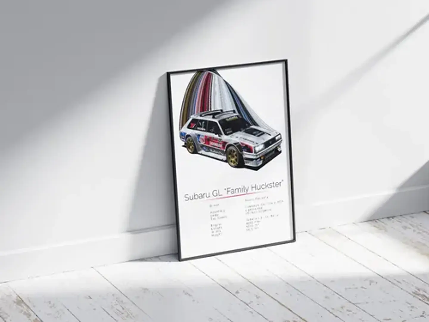 Cuadro Auto Subaru Hoonigan Family Huckster Travis Pastrana 2