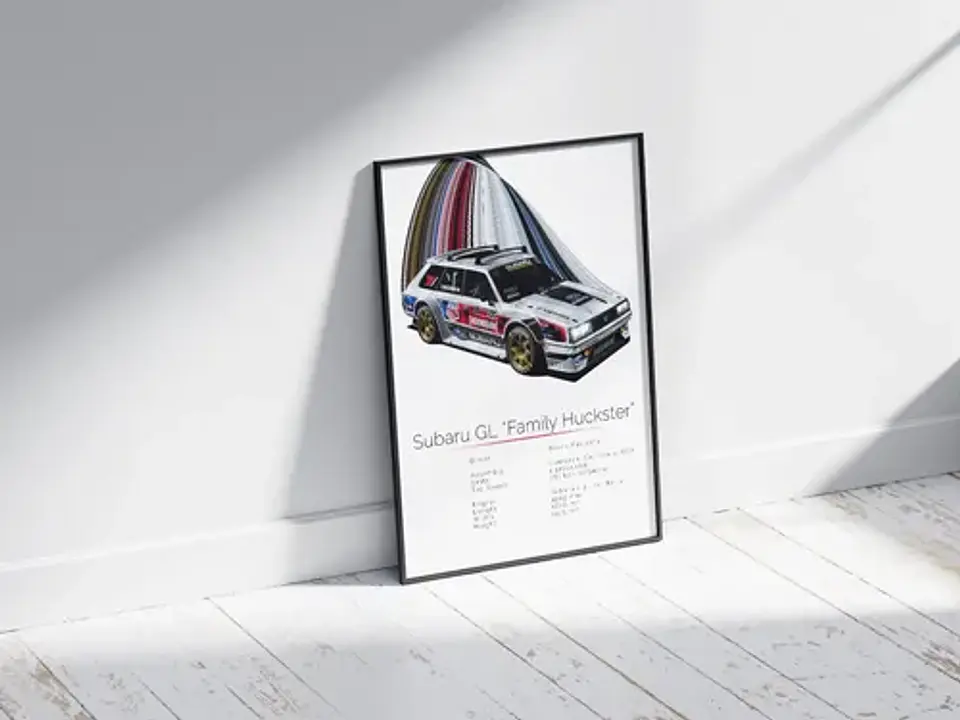 Cuadro Auto Subaru Hoonigan Family Huckster Travis Pastrana 2