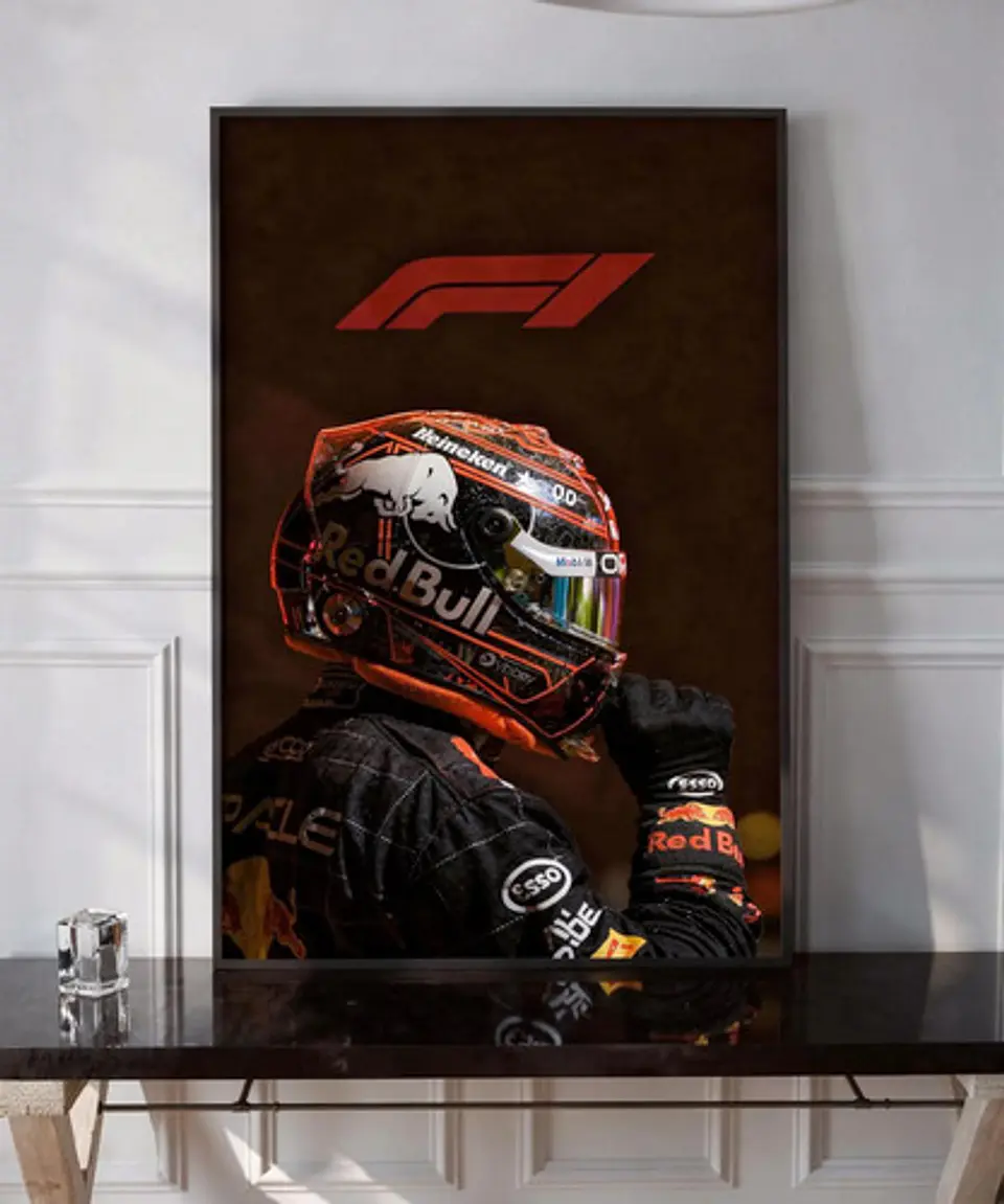 Cuadro Red Bull Racing F1 Max Verstappen Campeón Mundial  1  1