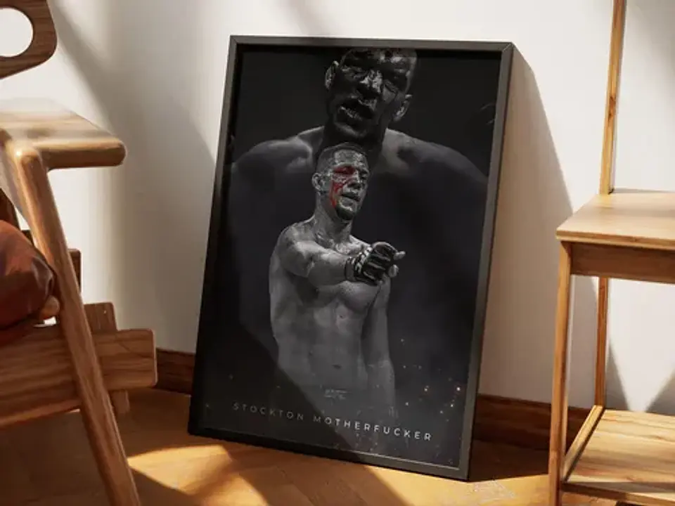 Cuadro Historicos Peleadores Leyendas Ufc Mma Jiu Jitsu 1