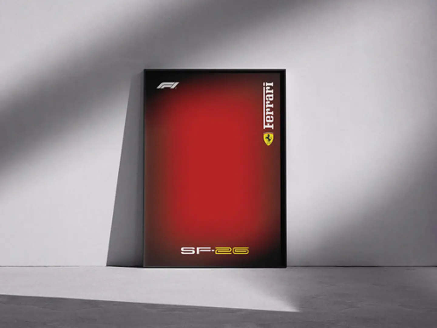 Cuadro Ferrari Sf-26 F1 De Fórmula 1 + Marco 1