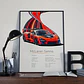 Cuadro Auto Mclaren Senna Naranja Supercar + Marco Negro - Miniatura 3