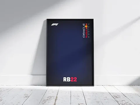 Cuadro Red Bull Rb22 De Fórmula 1  Colección Especial