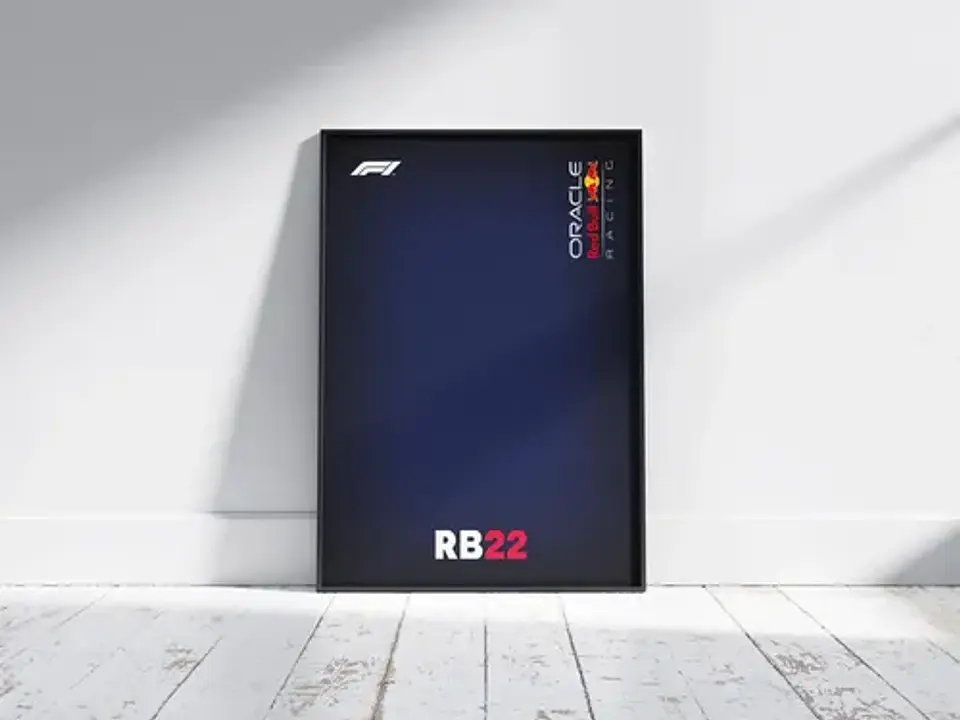 Cuadro Red Bull Rb22 De Fórmula 1  Colección Especial 1