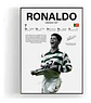 6 Cuadro Cristiano Ronaldo Cr7 Leyenda Futbol + Marco - Miniatura 5