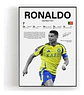 6 Cuadro Cristiano Ronaldo Cr7 Leyenda Futbol + Marco - Miniatura 6