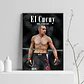Cuadro Tony Ferguson El Cucuy Peso Ligero Ufc + Marco - Miniatura 1
