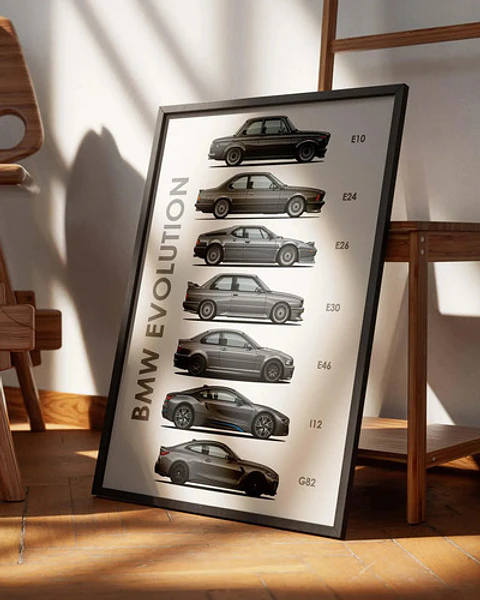 Cuadro Evolución Bmw + Marco