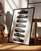 Cuadro Evolución Bmw + Marco - Miniatura 2