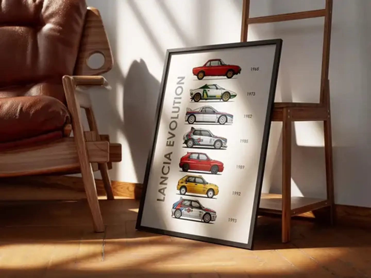 Cuadro Evolución Lancia Motorsport + Marco 3