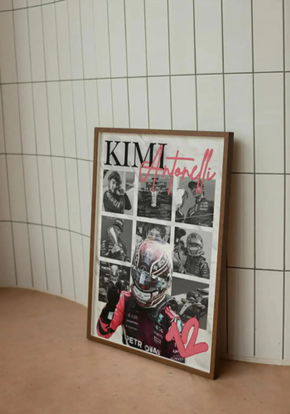 10 Cuadros Kimi Antonelli Mercedes Benz F1 Decoración 1
