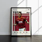 Cuadro Fútbol Francesco Totti Il Capitano As Roma Leyenda - Miniatura 1